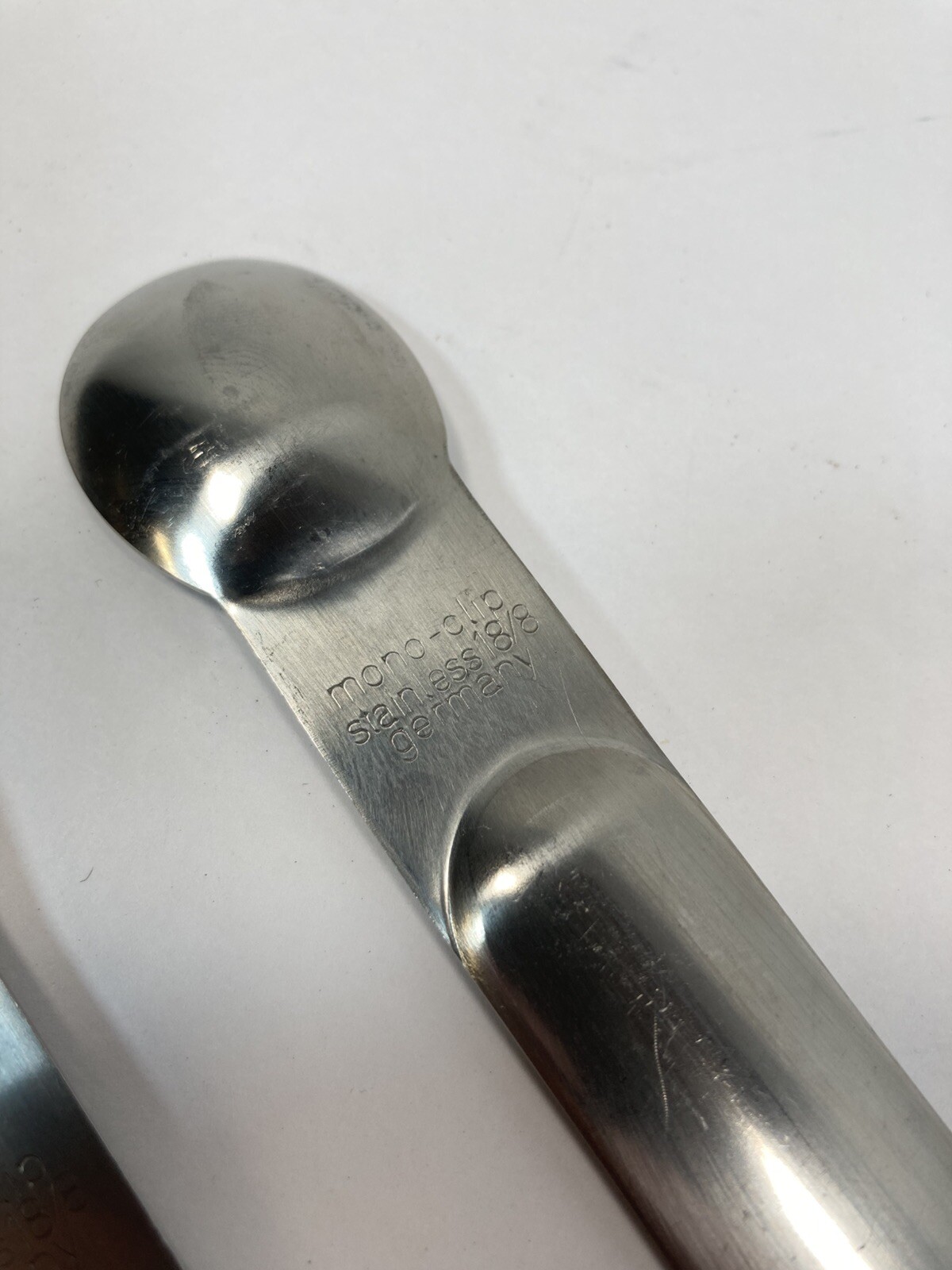 Mono-clip Stainless Flatware Set Peter Raacke Design*Missing large spoon in set*