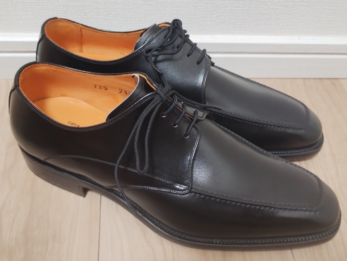 Scotch Grain U Tip Bell Homme Black 24.5 Made in Japan 729 Shoes Leather Shoes V