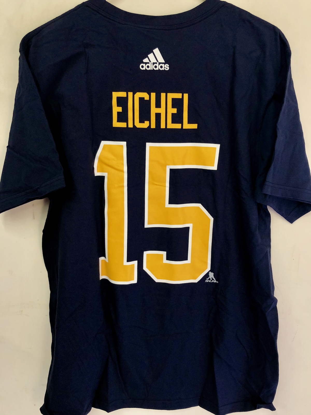 adidas  NHL T-Shirt Buffalo Sabres Jack Eichel Navy sz 3X