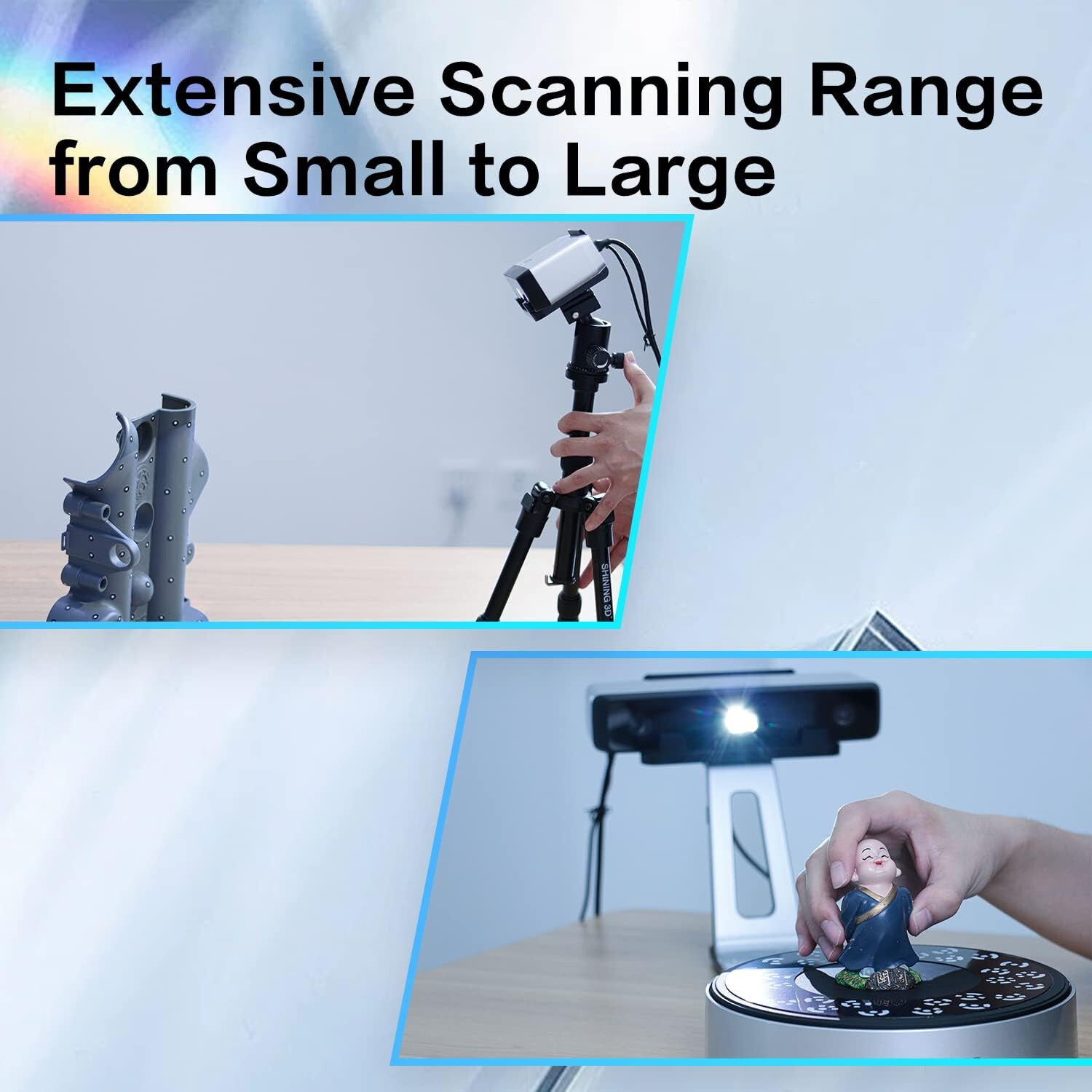 EinScan SP V2 3D Scanner – High Accuracy, Tripod, Supports MacOS & Windows
