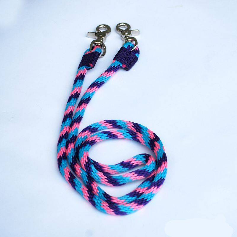 Triple E Poly Rope Single Rein With Nickel Plated Scissor Snaps