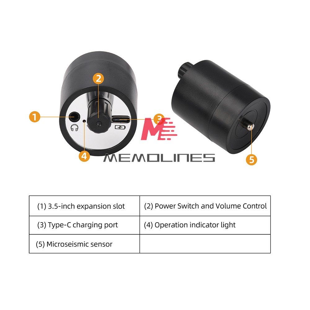 Water Leak Detection Tool Pipe Leakage Monitor w/Sound Frequency Display Pointer