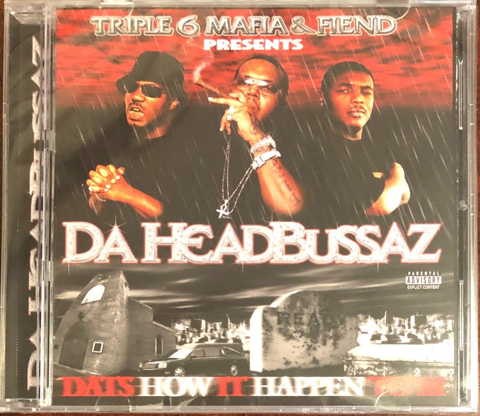 THREE 6 MAFIA & FIEND - Da HeadBussaz: Dats How It Happen To 'M (Sealed CD 2003)