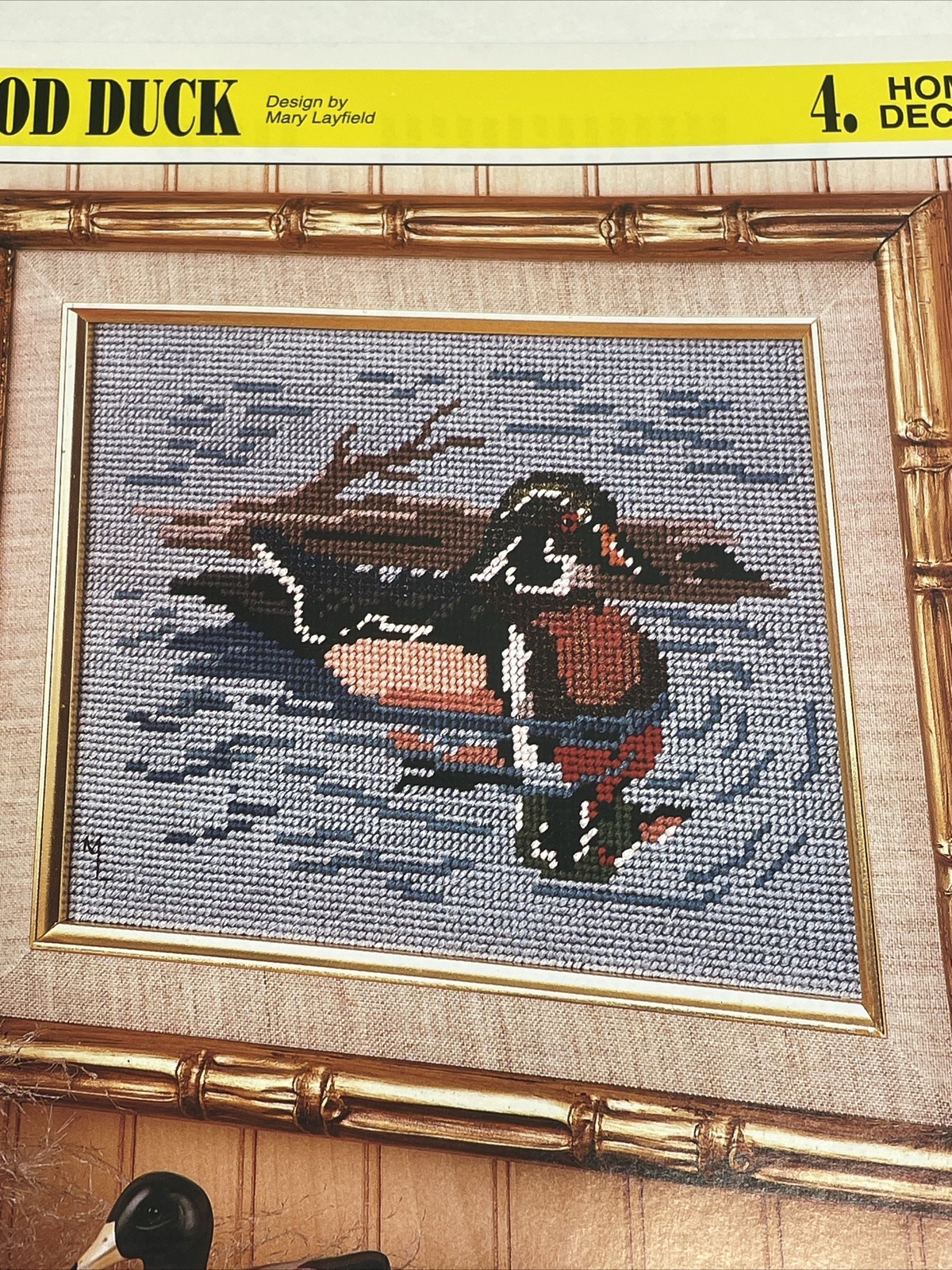 Wood Duck Wall Hanging Annie's Attic Plastic Canvas Pattern