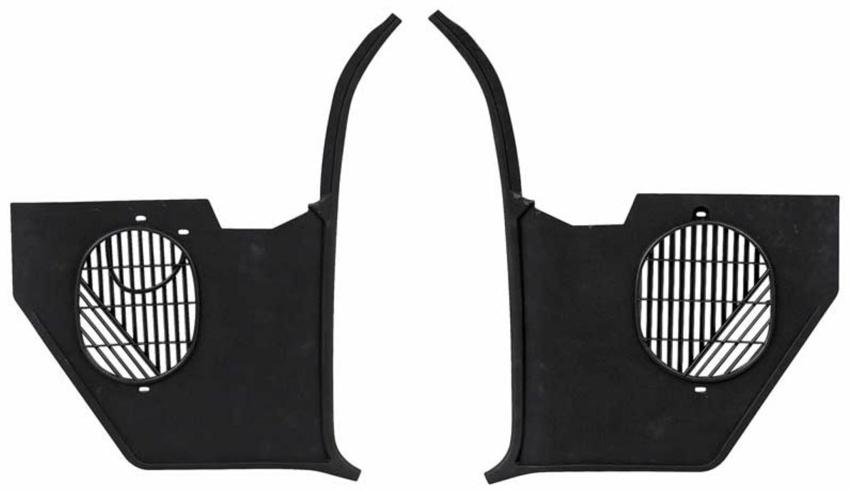 OER  Kick Panel Set 1965-1966 Chevy Impala Bel Air Caprice Biscayne Without A/C
