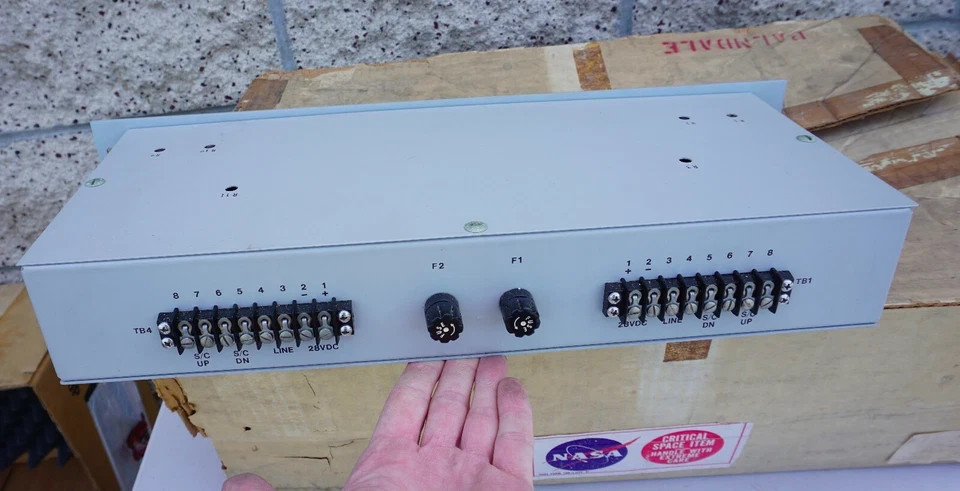 NASA Space Shuttle Spacecraft Audio Wire Converter Original Artifact & Box Rohr