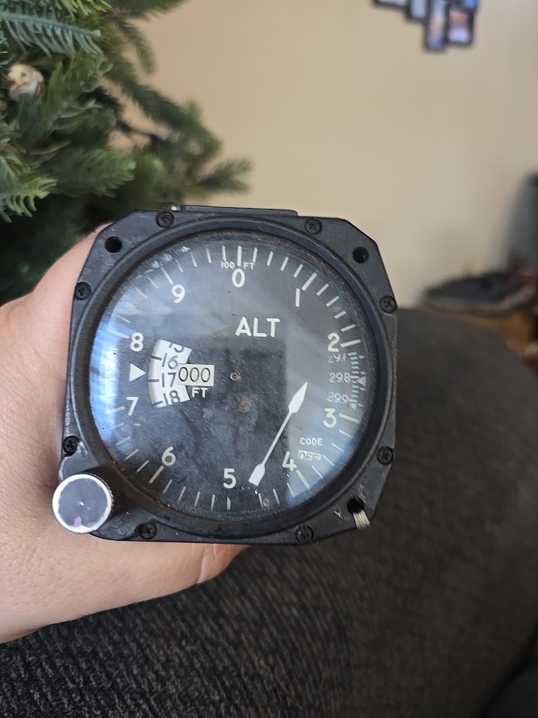 Bendix Altimeter Encoder Indicator 28V PN 99251-3252013-1101 Aviation Gauge