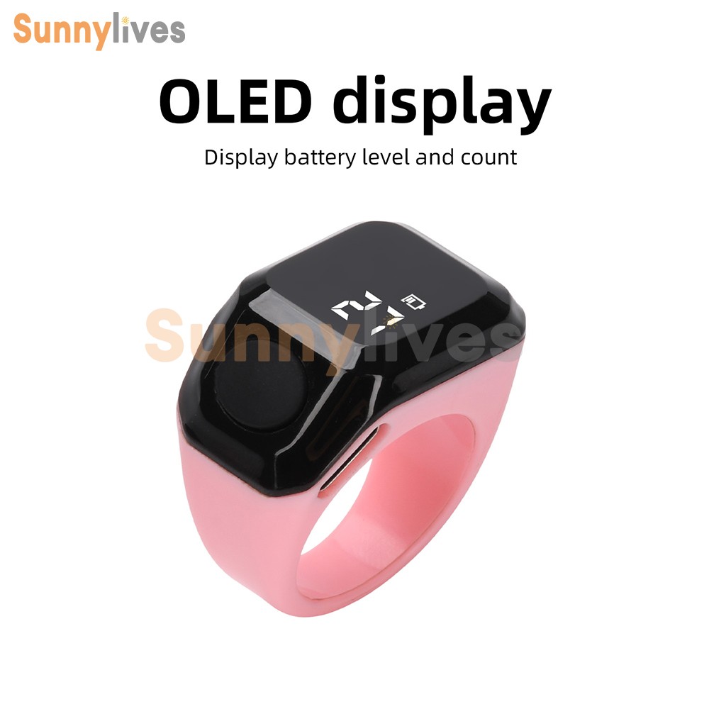 Digital Bluetooth Tally Counter Tasbih/Tasbee Finger Ring Counter Power Displays