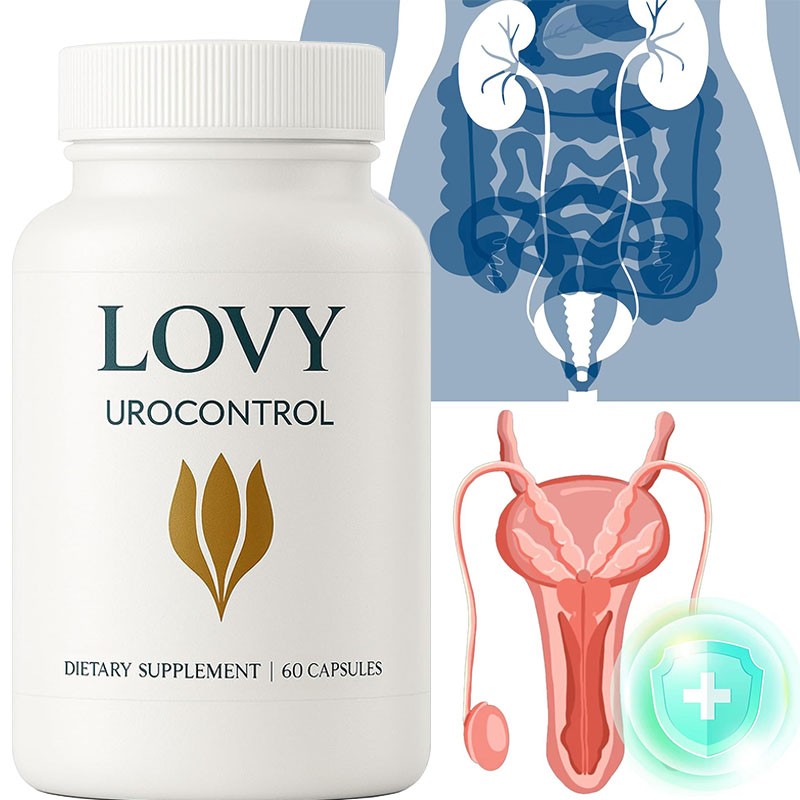 Lovy Urocontrol Capsules, Bladder Health Supplement, Maximum Strength Formula