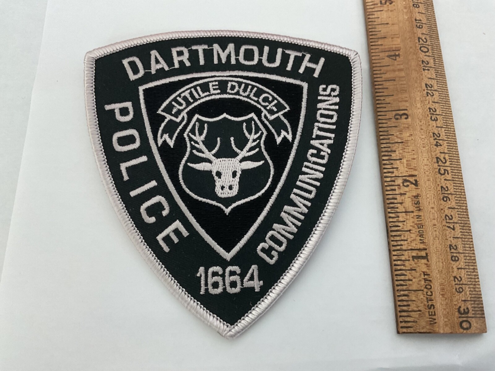 Dartmouth Police Massachusetts Communications collectable patch full size new