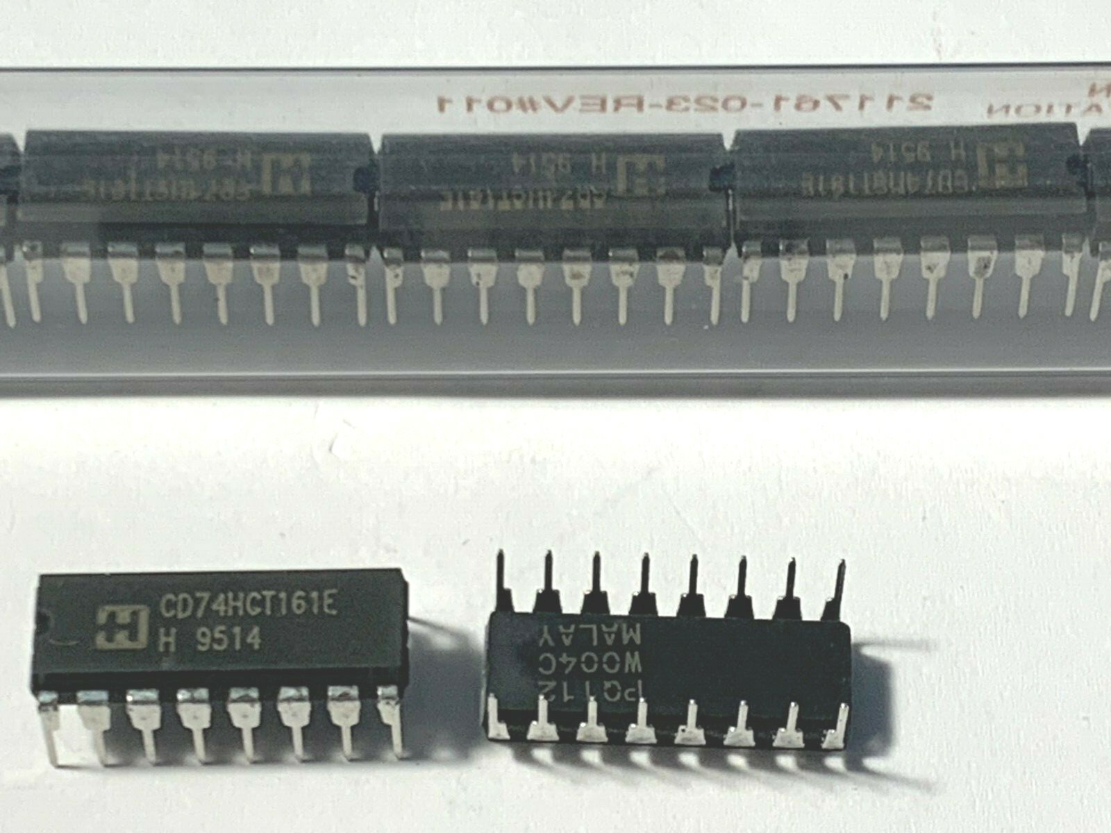 CD74HCT161E- HARRIS IC - CMOS Counter Single 4-Bit Sync Binary - DIP-16.