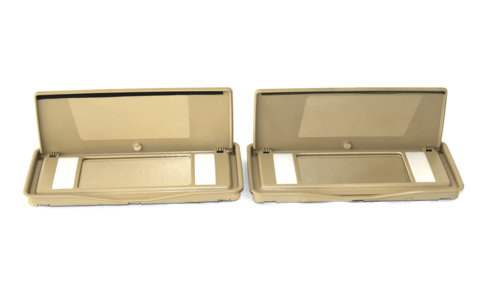 2 Mercedes Beige Whole Sun visor Mirror R107 560SL W124 W126 W201 W140 S320 S420