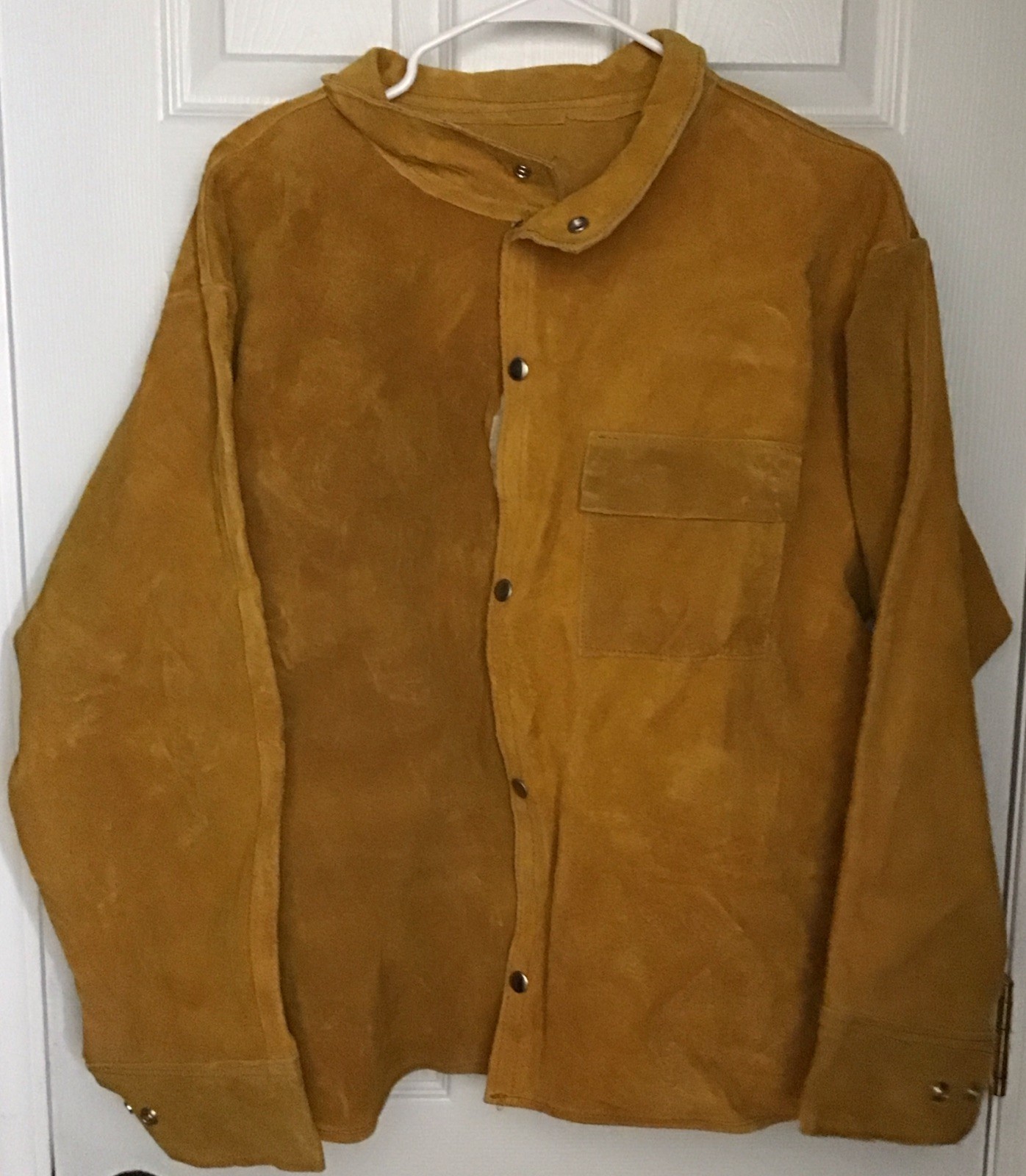 Heavy Duty Welding READ Sz Jacket Heat Flame Resistant Cowhide Work Coat Welder