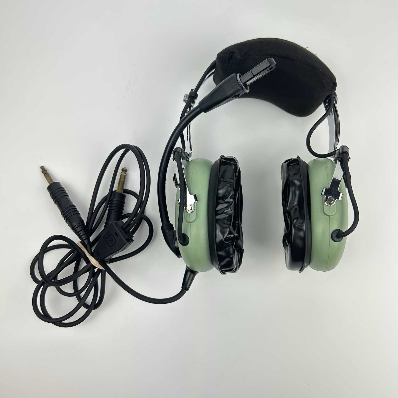 Vintage David Clark H10-13 S Stereo Noise Canceling Aviation Headset
