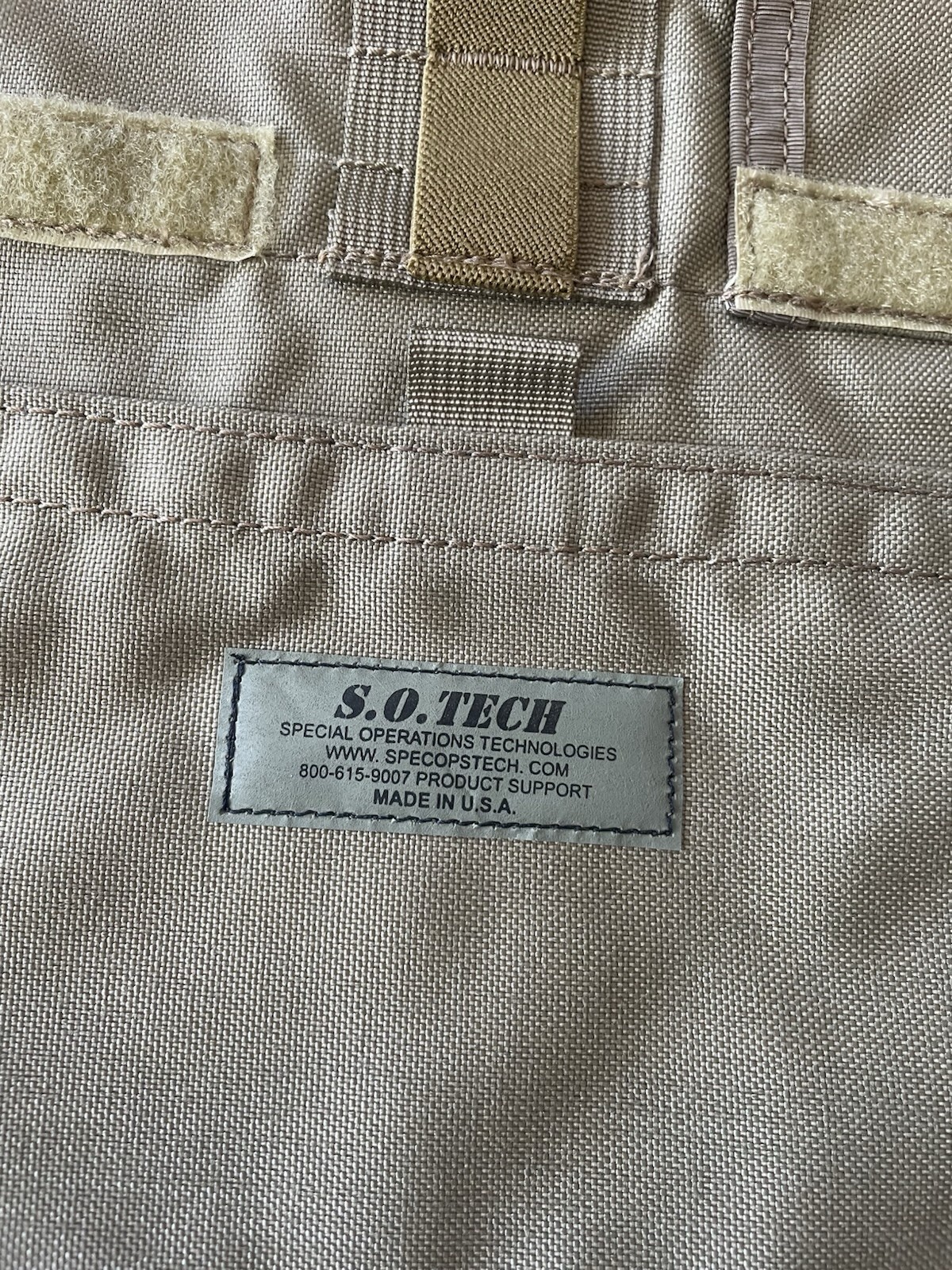 S.O. TECH Tool/Gear Roll, Coyote Tan