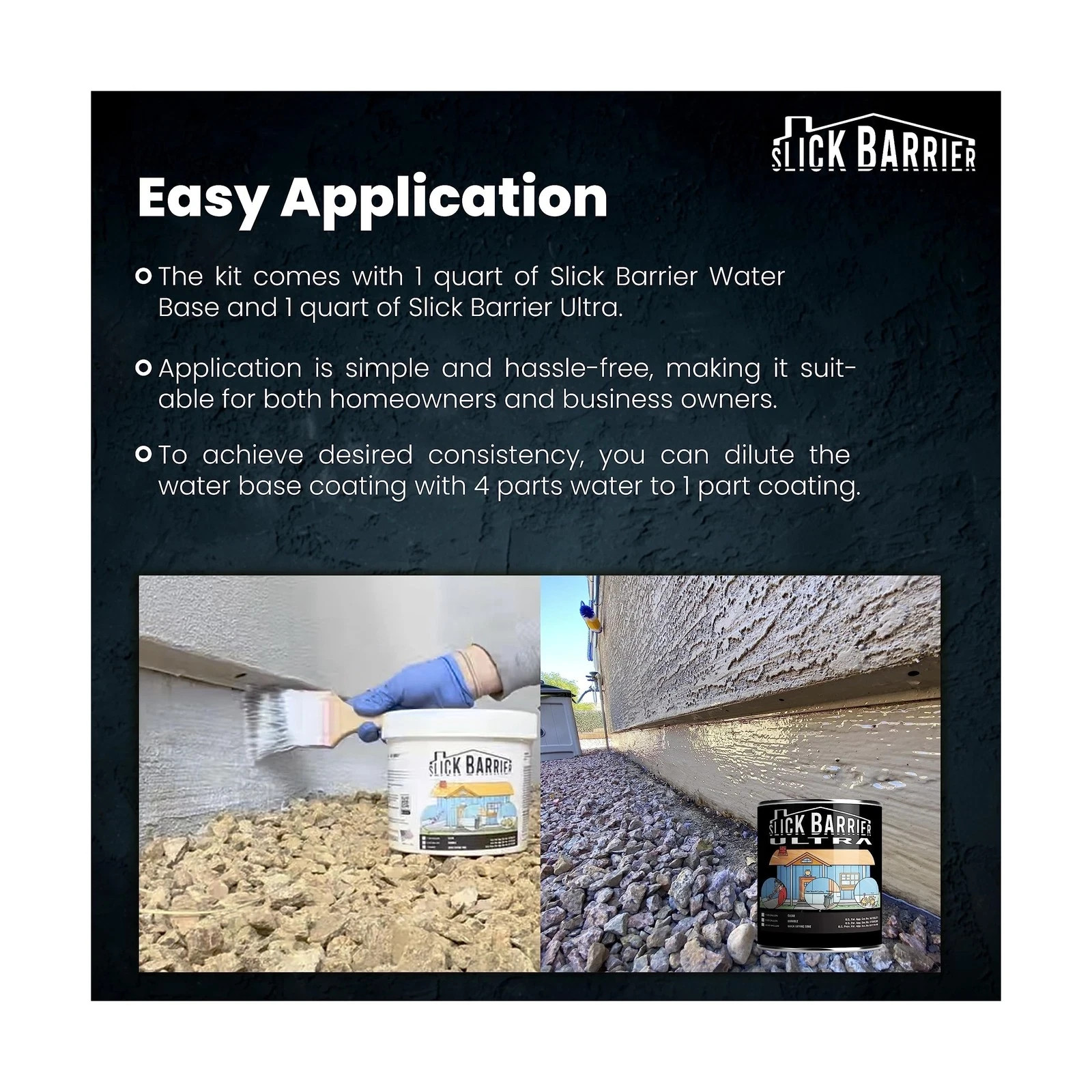 Slick-Barrier Home-Kit Ultimate Pest Control Solution for Insects/ Rodents