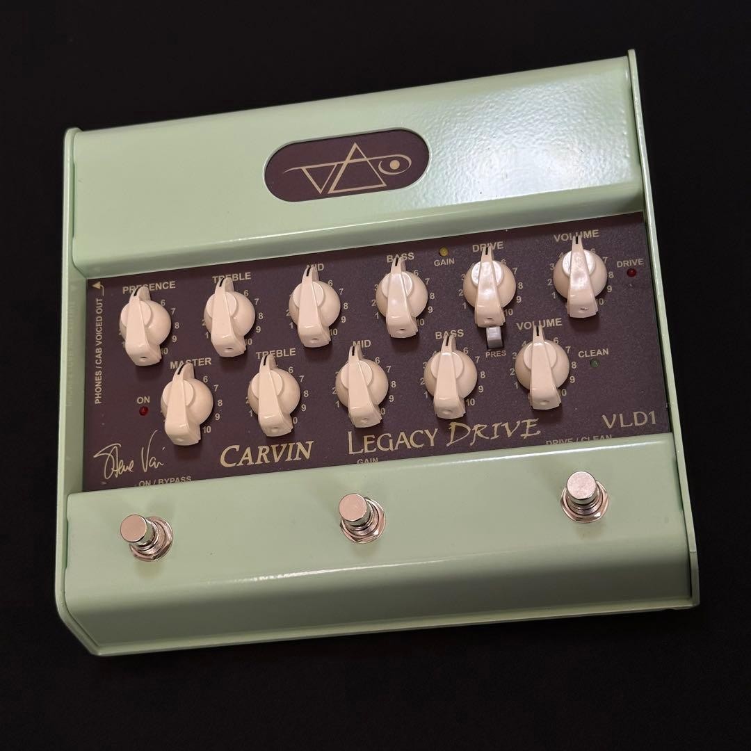 Carvin VLD1 Legacy Drive Steve Vai Signature Tube Preamp Pedal