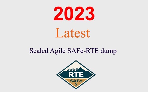 Scaled Agile SAFe-RTE Q&A GUARANTEED (1 month update)