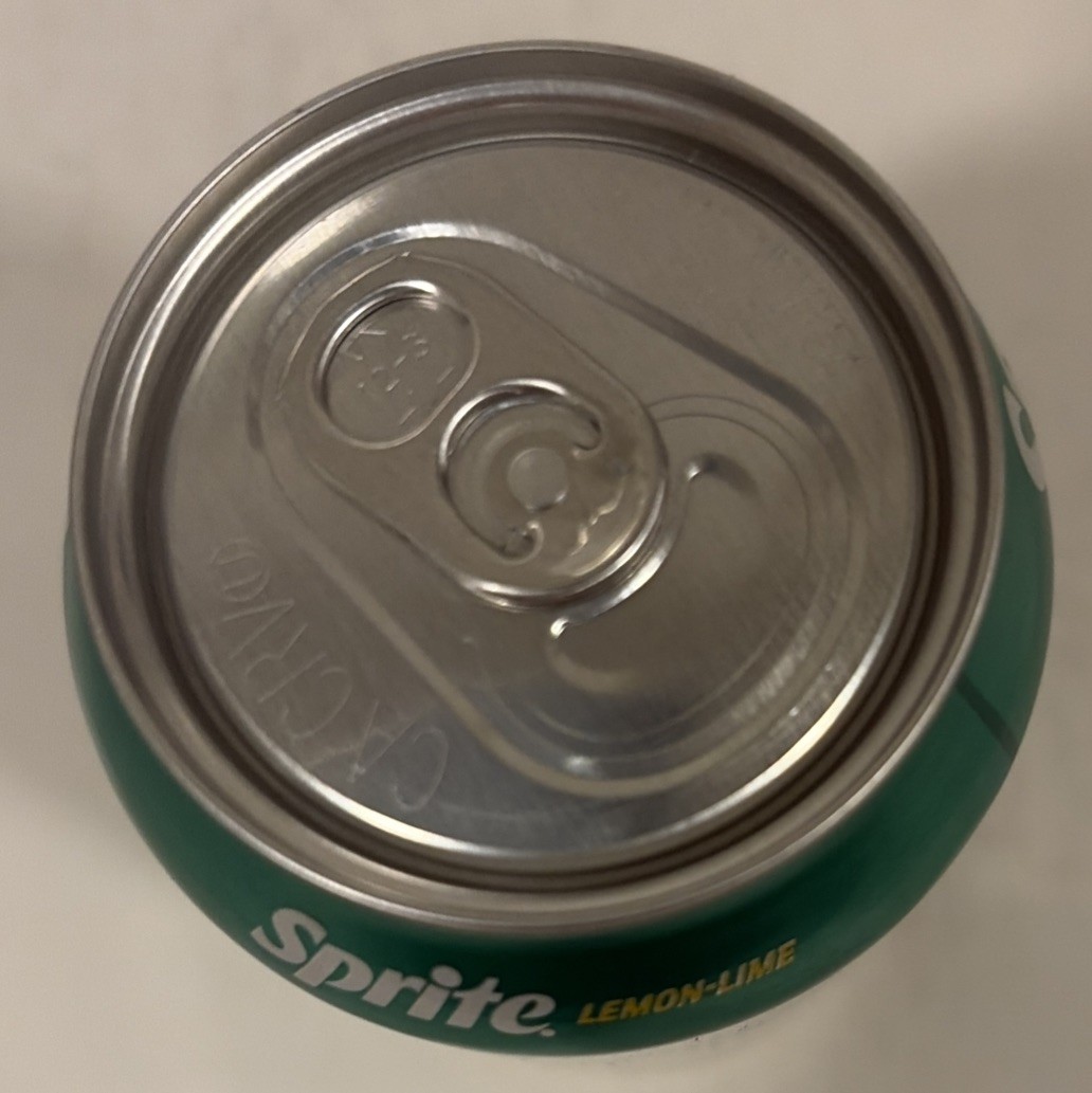 2026 12oz. SPRITE CAN ( UTAH JAZZ BASKETBALL) EMPTY BOTTOM OPENED