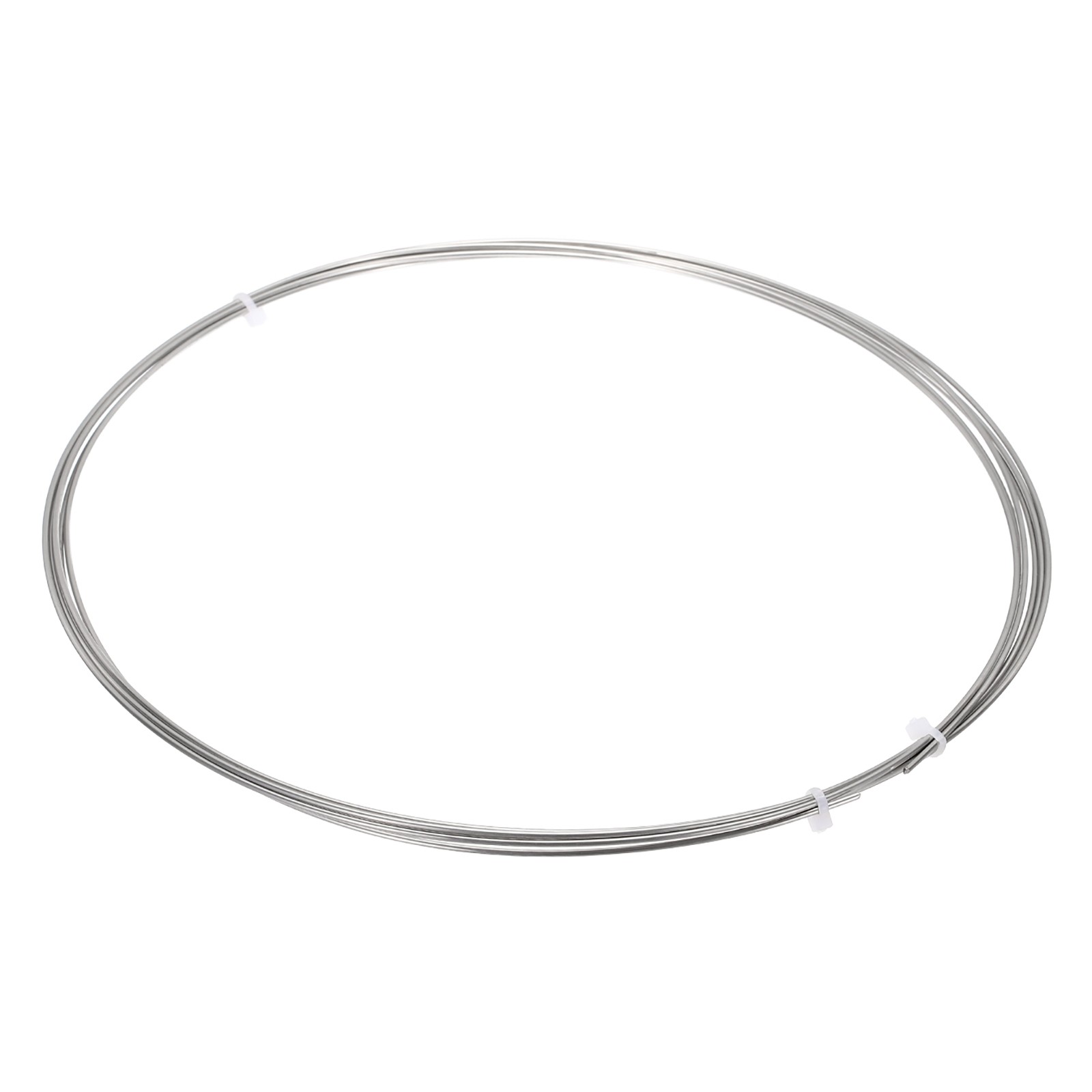 Cr20Ni80 Nichrome Wire 15 Gauge 13Ft Silver 1 Pcs 1.5mm Metal Wire