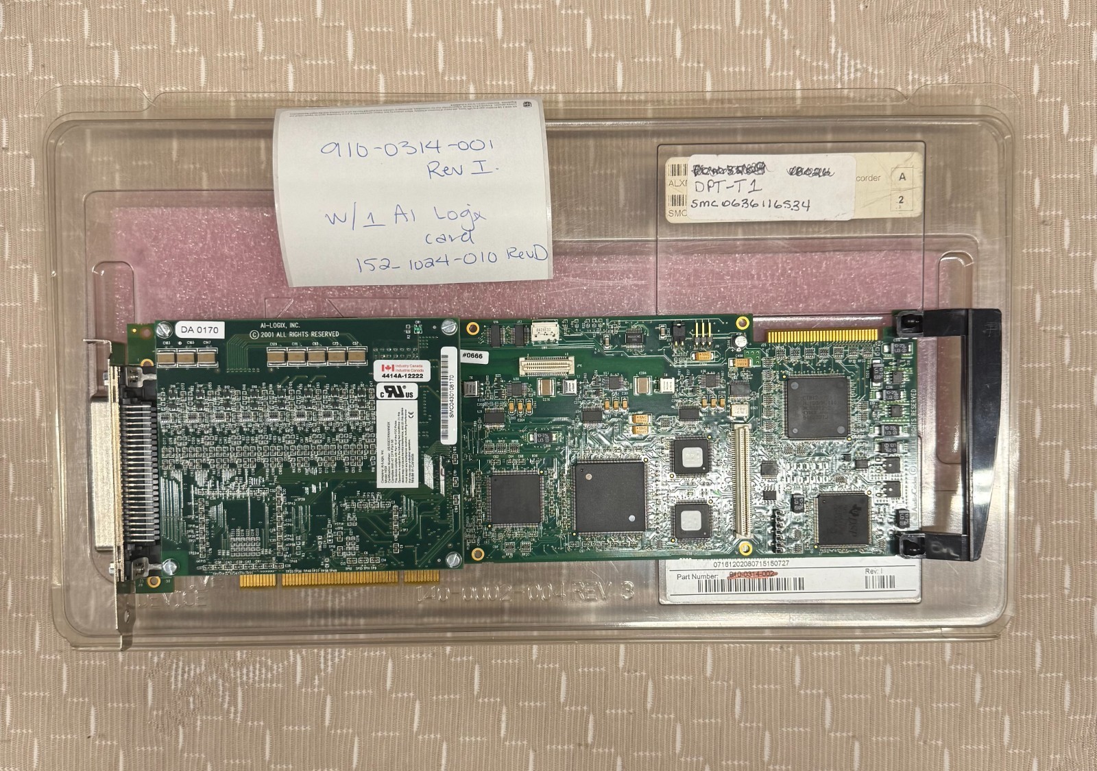 AUDIOCODES 910-0314-001 REV.I w/ 1 AI Logix Card 152-1024-001 REV.D
