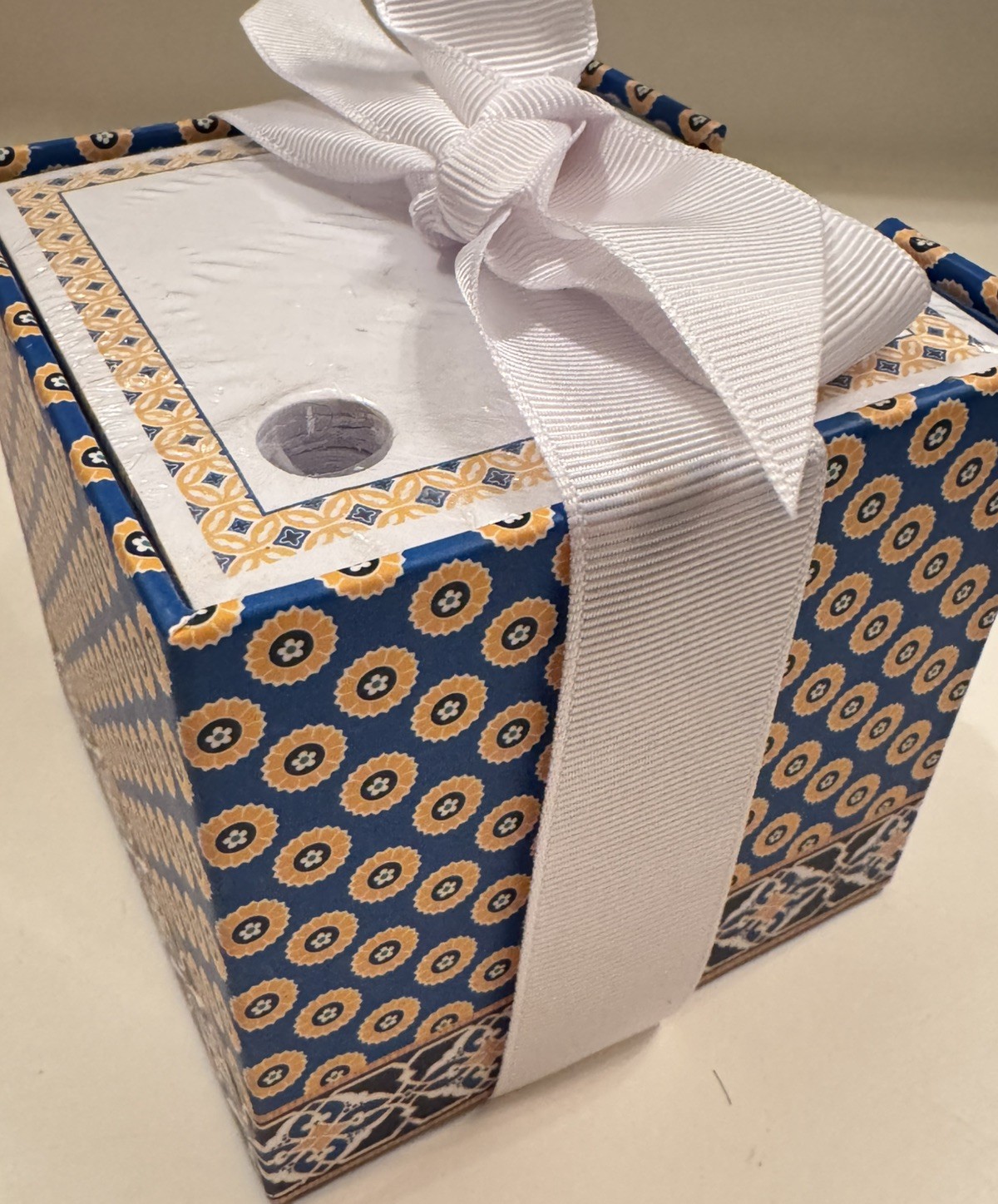 New Vera Bradley Take Note Cube Riviera Blue