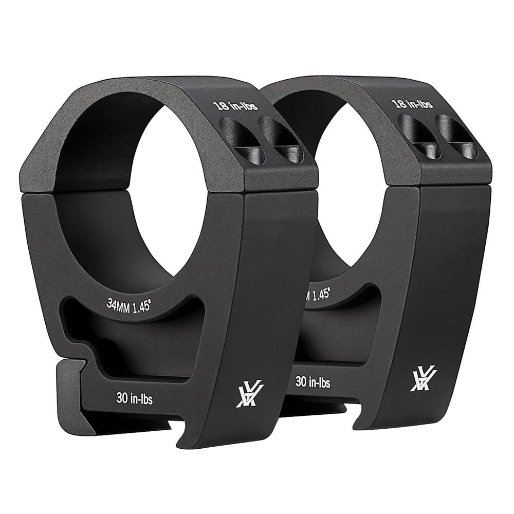 Vortex Pro 34mm High (1.45") Scope Rings PR34-H: NEW, Authentic, Free Shipping