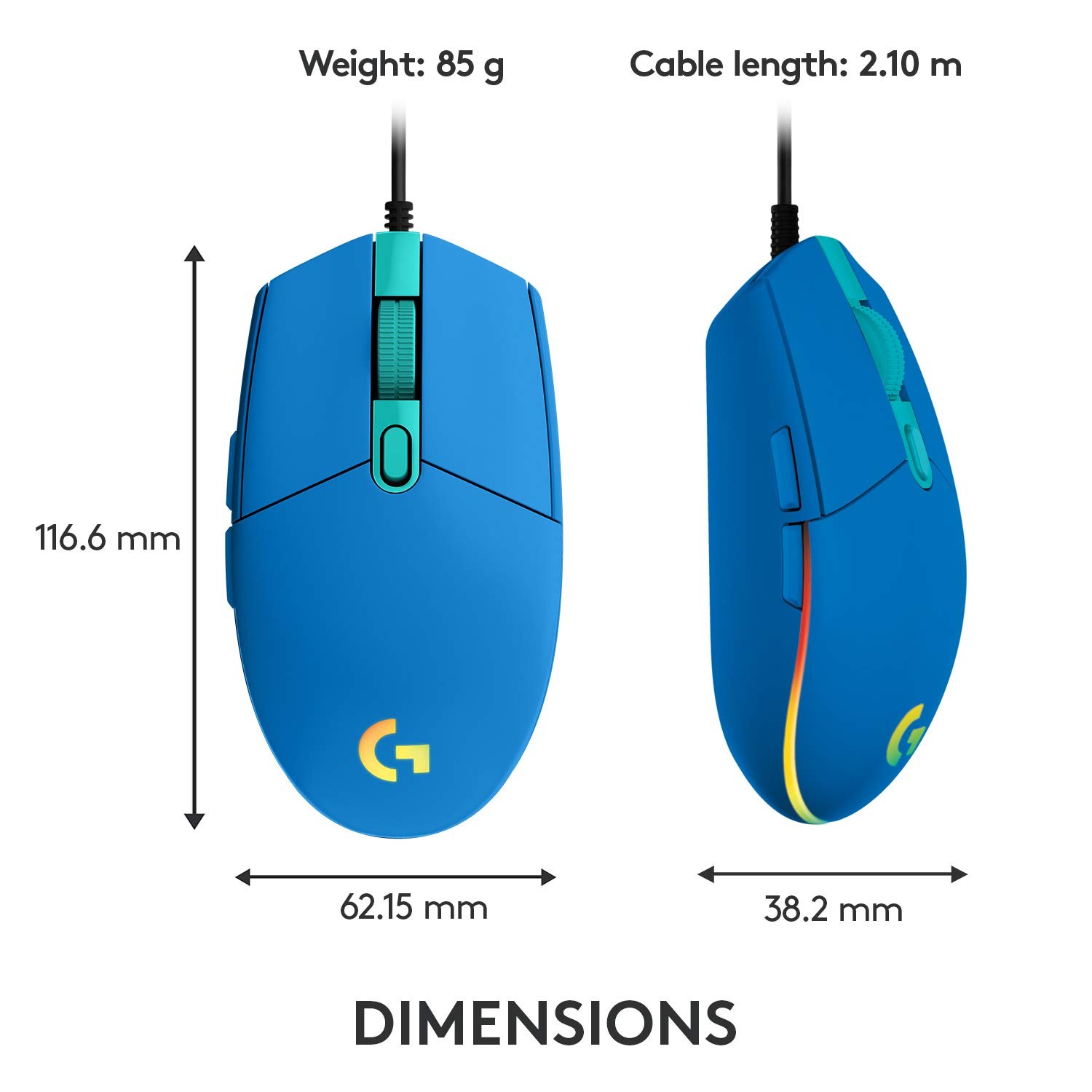 Logitech G203 Wired Gaming Mouse