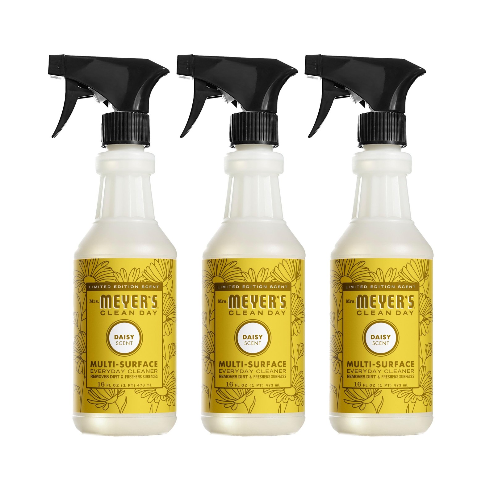 Mrs. MEYER'S All-Purpose Cleaner Spray Daisy 16 Fl oz (Pack of 3)