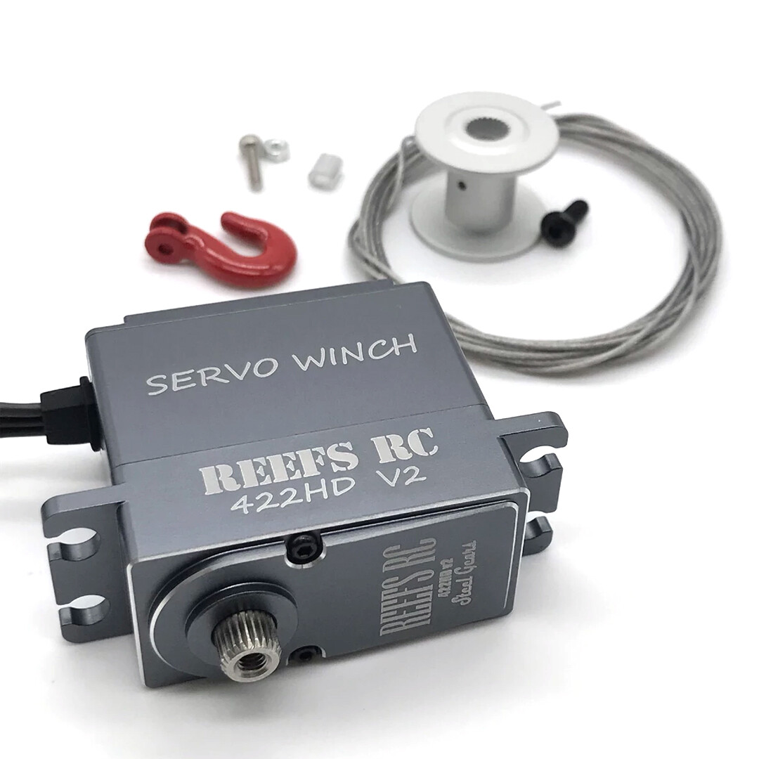 Reef's RC SEHREEFS43 422HDv2 High Trq Digital Servo Winch w/ Built In Controller