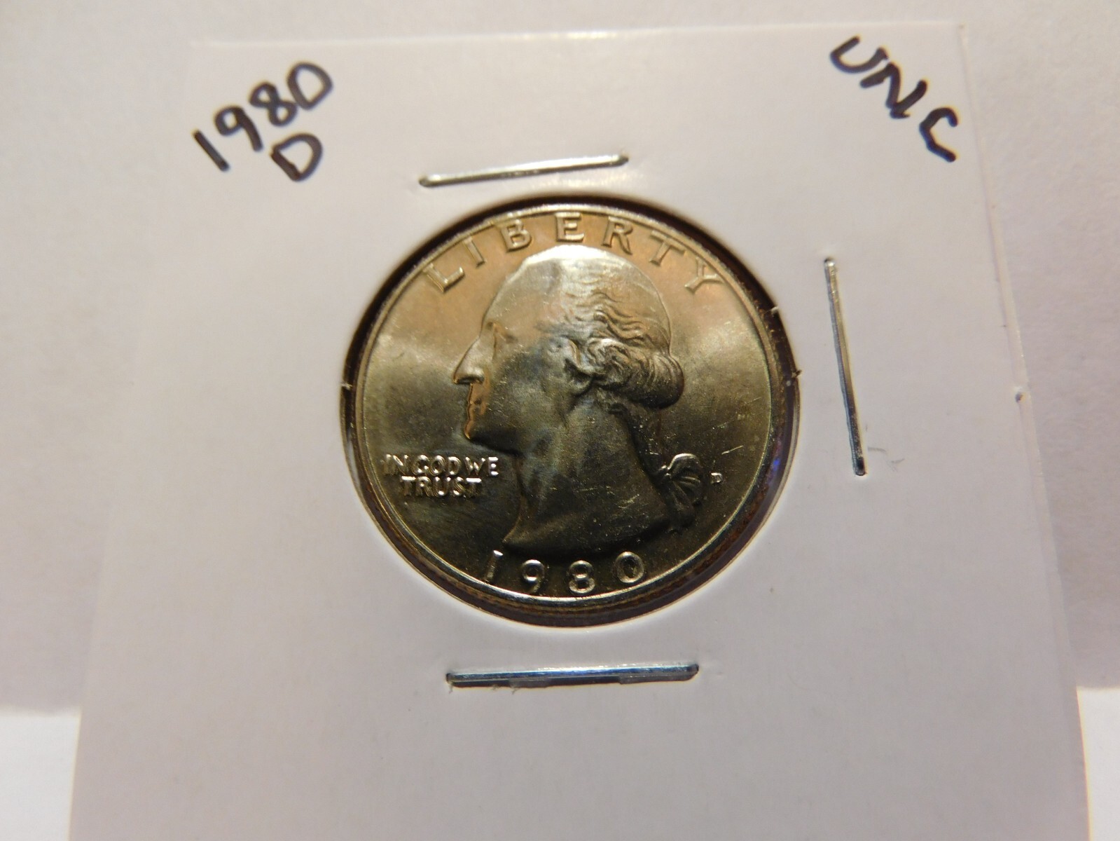 1980 D UNCIRCULATED WASHINGTON QUARTER (CLAD)  * Direct From U.S. Mint Set