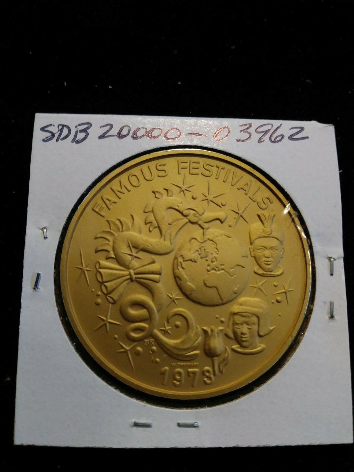1973 Helios Brushed Gold Doubloon - Mardi Gras