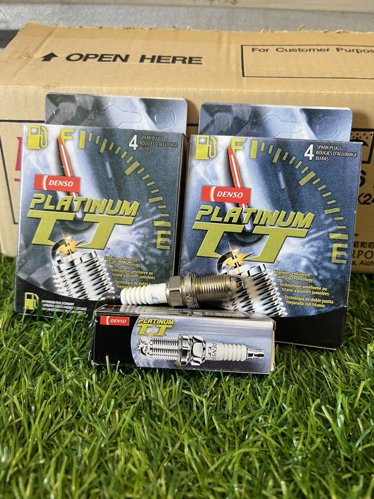 6 PCSNEW -- DENSO #4503 PLATINUM T T Spark Plugs -- PK16TT