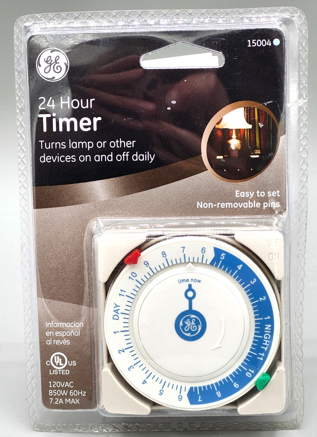 GE General Electric 24 Hour Timer GE5195-15004 Brand New Factory Sealed
