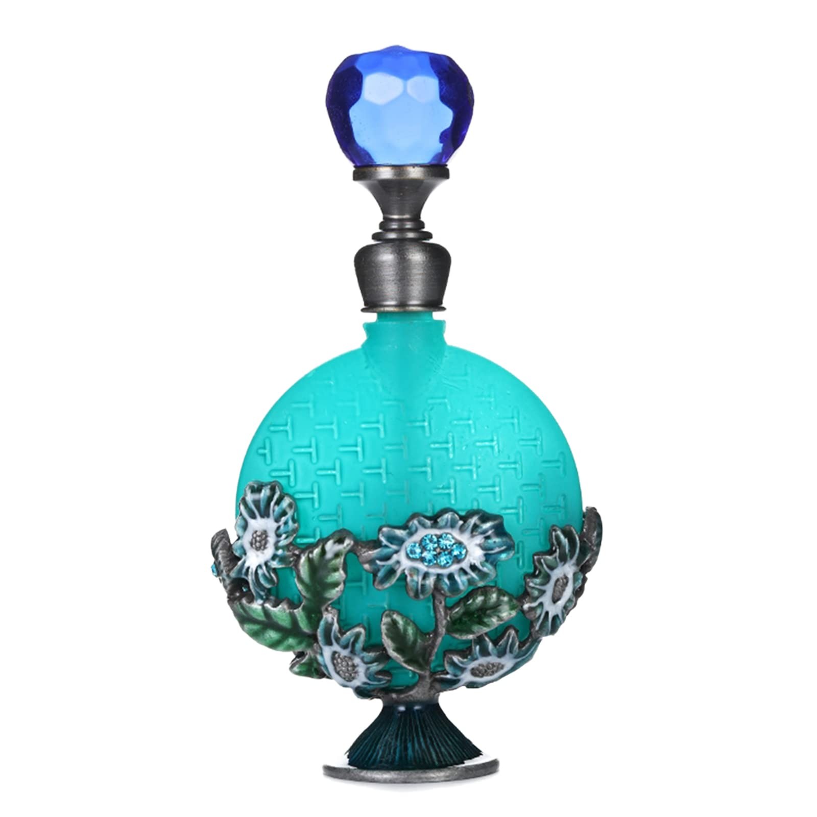 Yetaha Vintage Refillable Empty Perfume Bottles, Fancy Crystal Glass Perfume ...