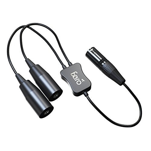 Faro GA (Dual Plug) to Airbus XLR Pilot Headset Adapter