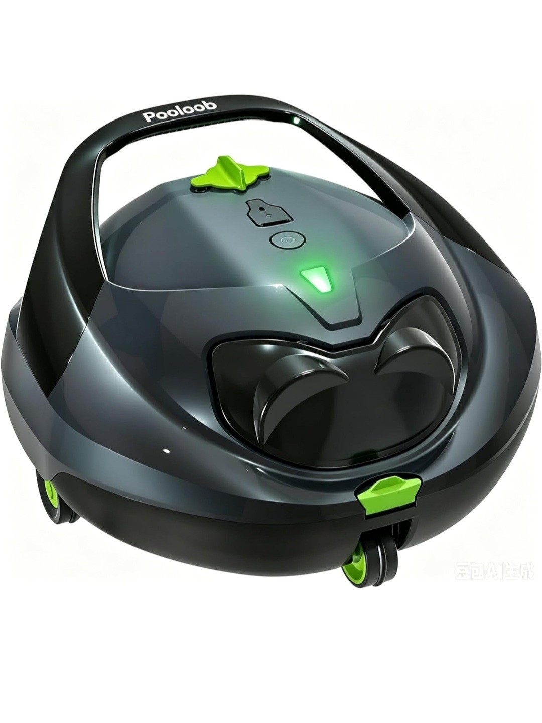Pooloob PF1 Mini Cordless Robotic Pool Cleaner for Above/In-Ground Flat-Bottom