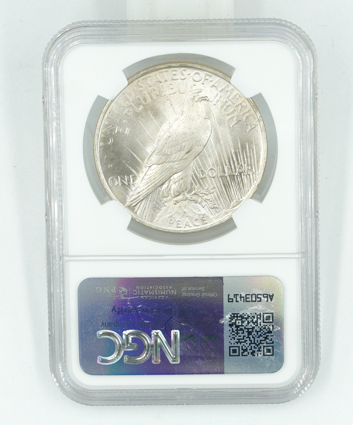 1922 NGC MS66 Peace Silver Dollar