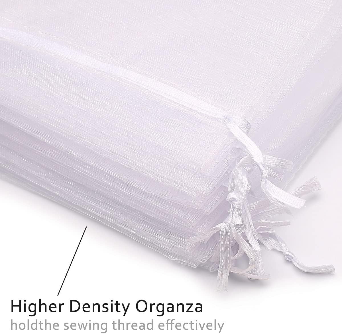 50PCS Small Mesh Bags Drawstring White Mesh Drawstring Bag Mini Net Bag
