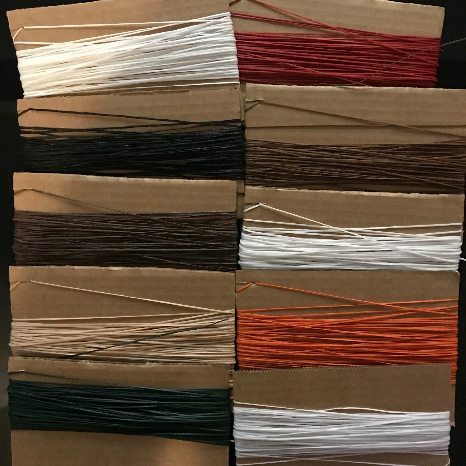 Ritza 25 Tiger Thread 0.8mm Wax Braided Polyester Leather Hand Sewing 25m/82ft