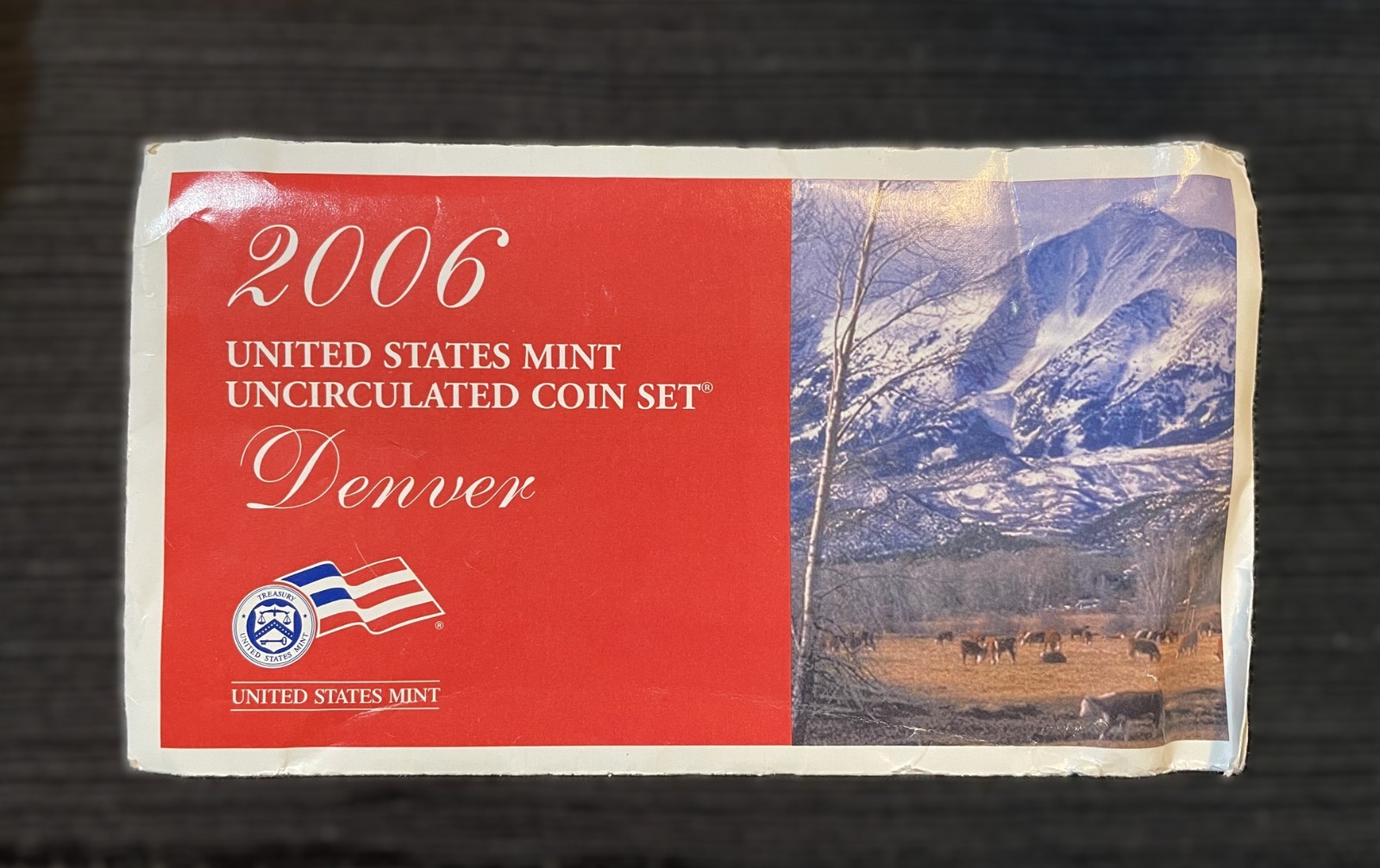 2006 US Mint Uncirculated Coin Set - 100th Anniversary Denver Mint - Framed with