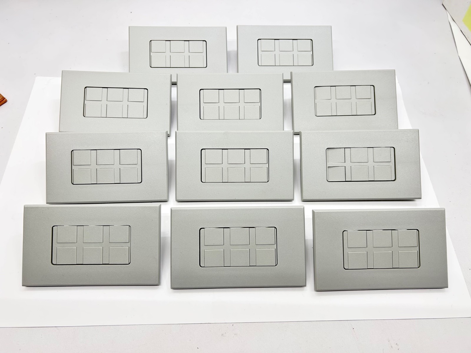 11x Lutron Claro 6-Port Low Voltage Insert Frames