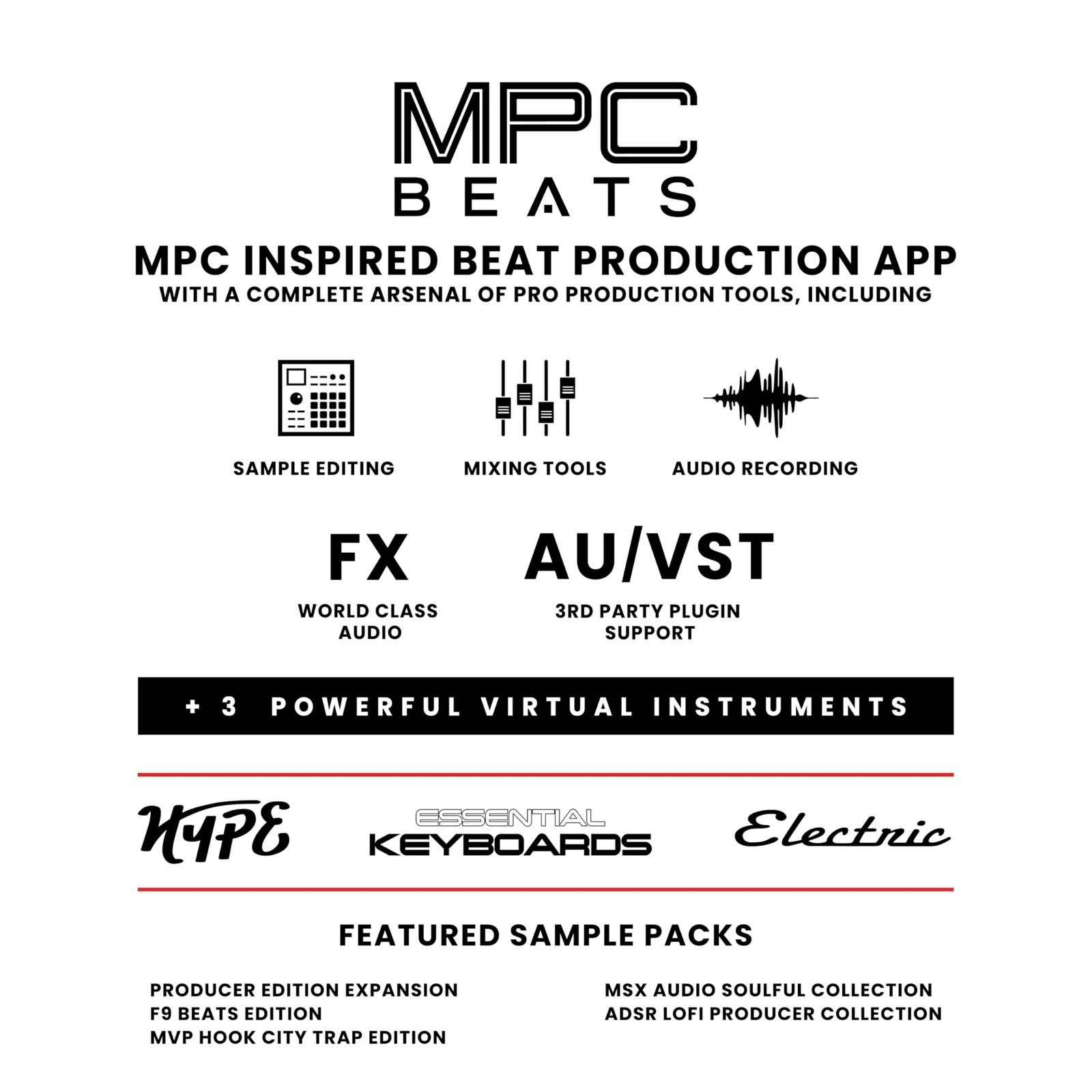Akai Professional MPK Mini Play MK3 Standalone Mini Keyboard