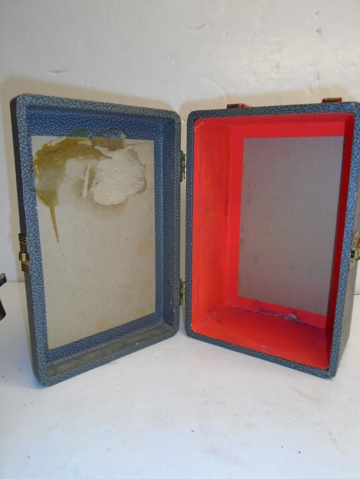 Vintage "GILBERT" MICROSCOPE CASE+SCOPE+(14) SLIDES+1963 "SKIL CRAFT" MANUAL