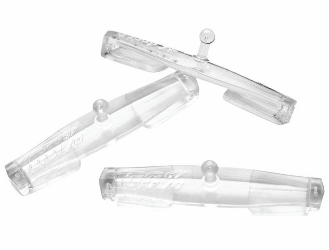 100% Accuri & Accuri 2 Adult/Youth Goggle Tear Off Strap Pins 3-Pack Clear