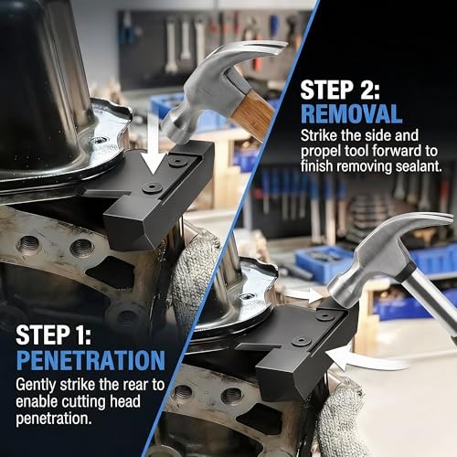 Car Transmissions Engine Oil Pan Separator Tool Gasket Remover Scraper Tool,