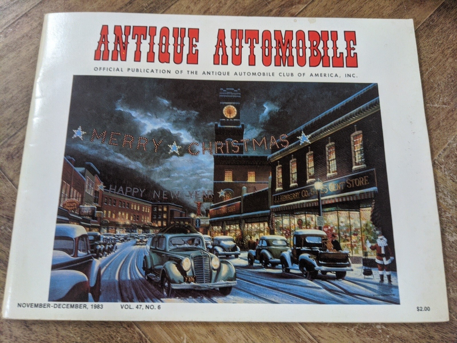 Antique Automobile Nov Dec 1983 Vol. 47. # 6