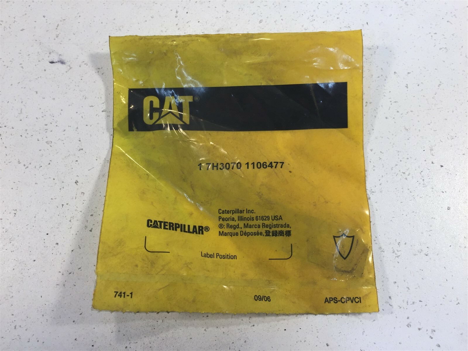 (6) Genuine Caterpillar 7H-3070 Lock 7H3070