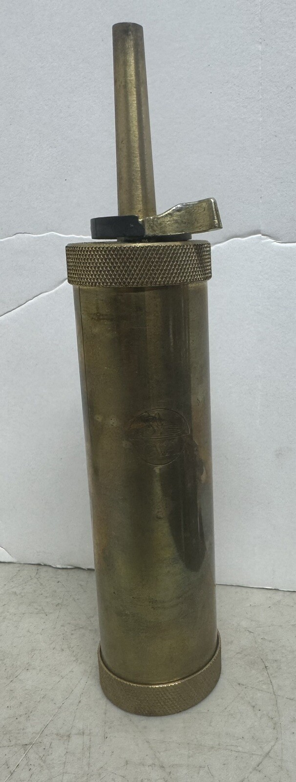 Vintage Brass CVA Black Powder Flask Made in Italy.