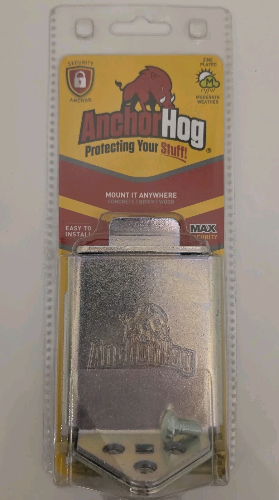 Anchor Hog Security Anchor Steel Security anchor Zinc plated
